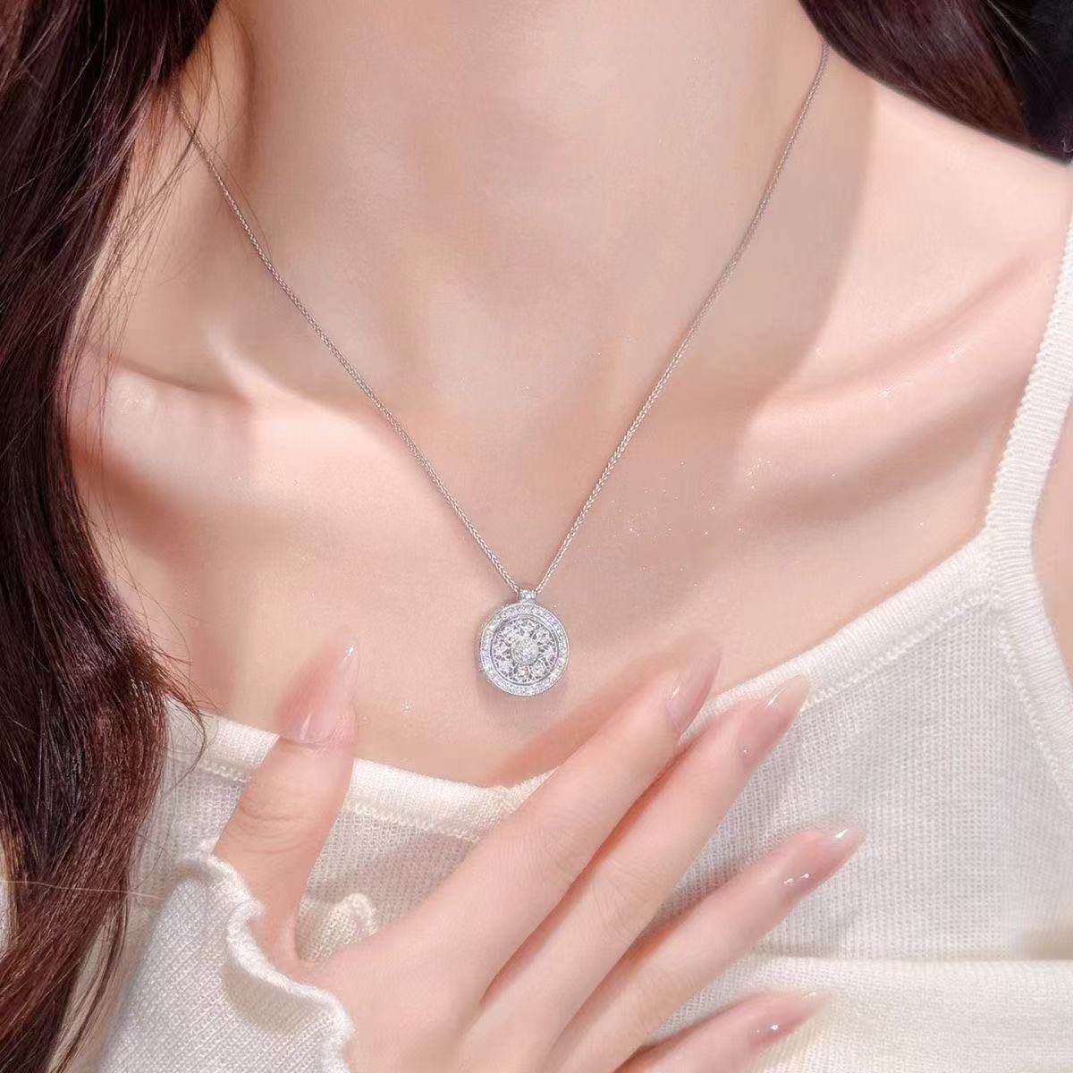 Eight Treasures Compass Rotating Necklace - Zentrova Eight Treasures Compass Rotating Necklace - Zentrova